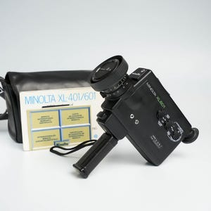 Minolta XL601 Super 8 Camera – Low-Light XL Technology, 1970s