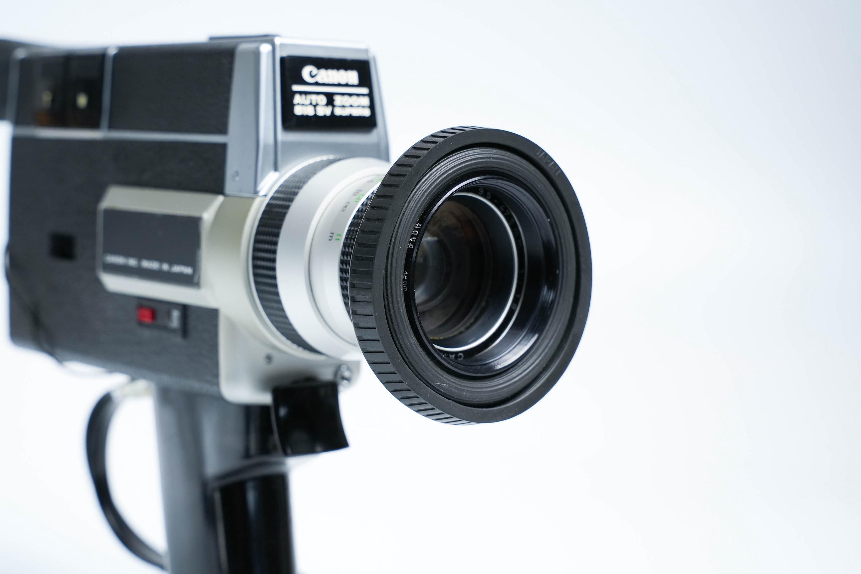 Canon Auto Zoom 518 SV Super 8 Camera – 1972 Model With F/1.8 Lens