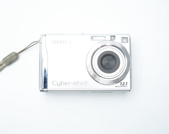 Sony Cyber-shot DSC-W200 – Cámara digital compacta vintage para uso diario y viajes