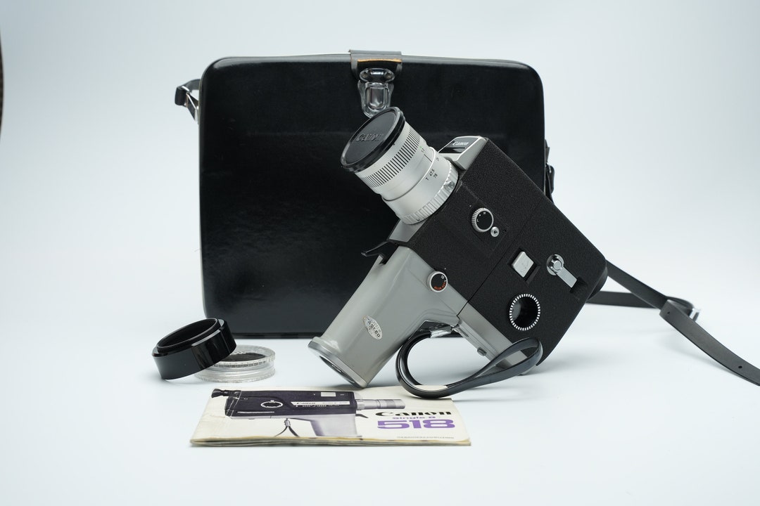 Canon Single 8 518 Film Camera – Iconic 1960s Japanese Canon Single 8 518 Film Camera – Iconic 1960s Japanese