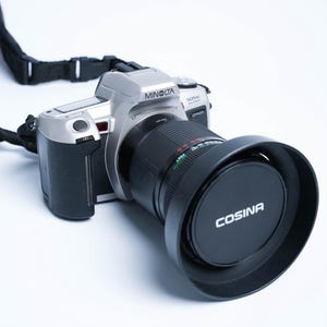 Minolta Dynax 505si Super 35mm SLR with Cosina 28–105mm f/2.8–3.8 Lens – Fully Working Autofocus Film Camera