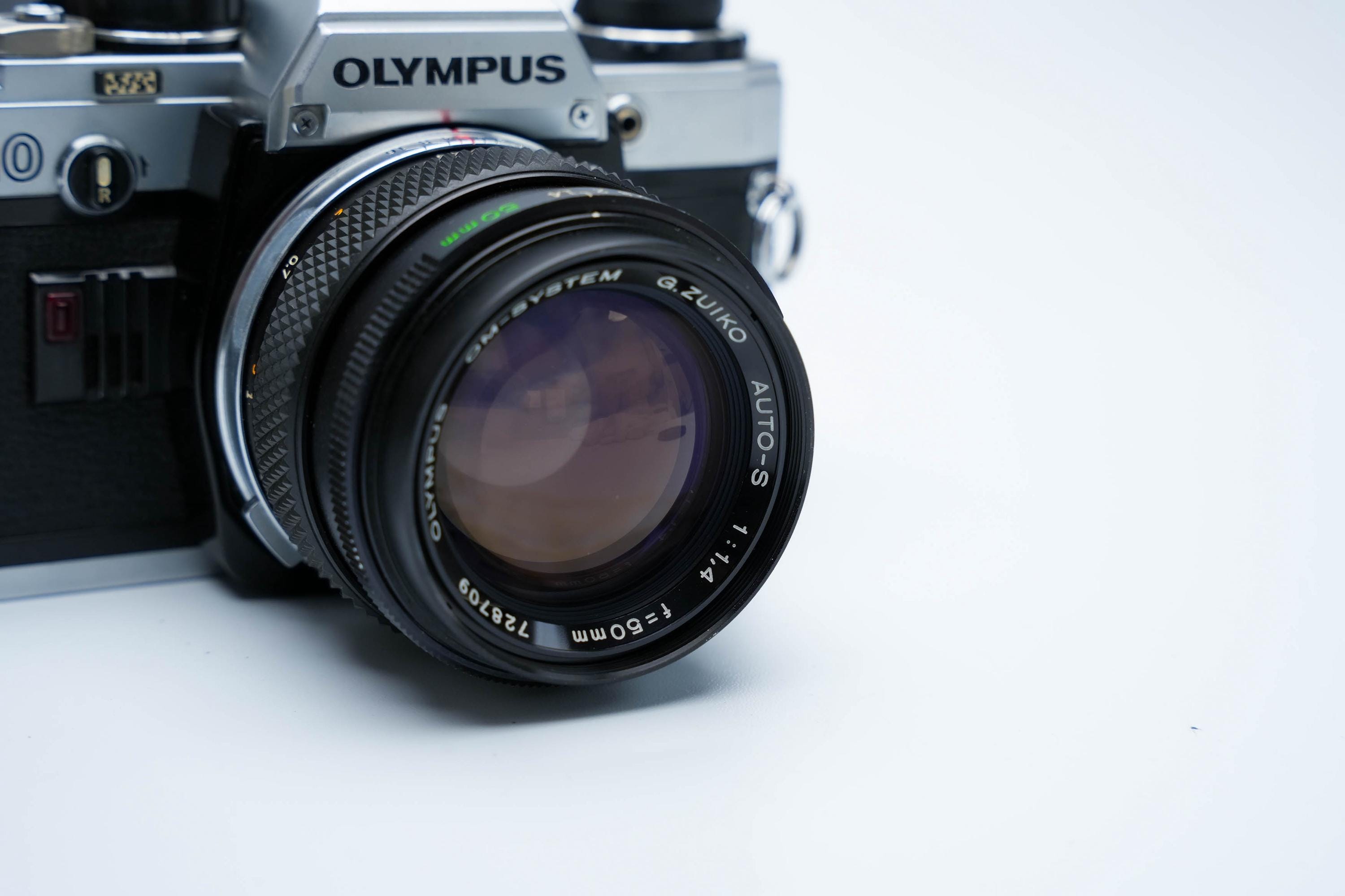 Olympus OM-10 + Olympus G.zuiko 50mm F/1.4 Lens + Free Kodak Gold