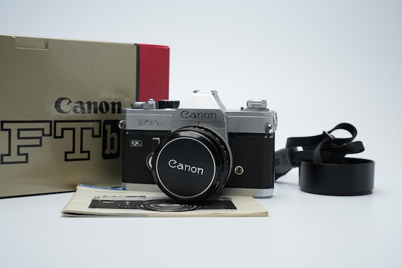 Canon Ftb QL 35mm SLR Camera With Canon FD 50mm F/1.8 Lens - 1970s