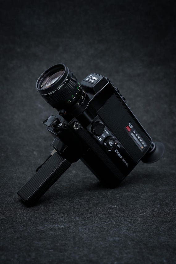 Canon 514XL Super 8 Camera, Vintage Japanese 1976 Film Camera