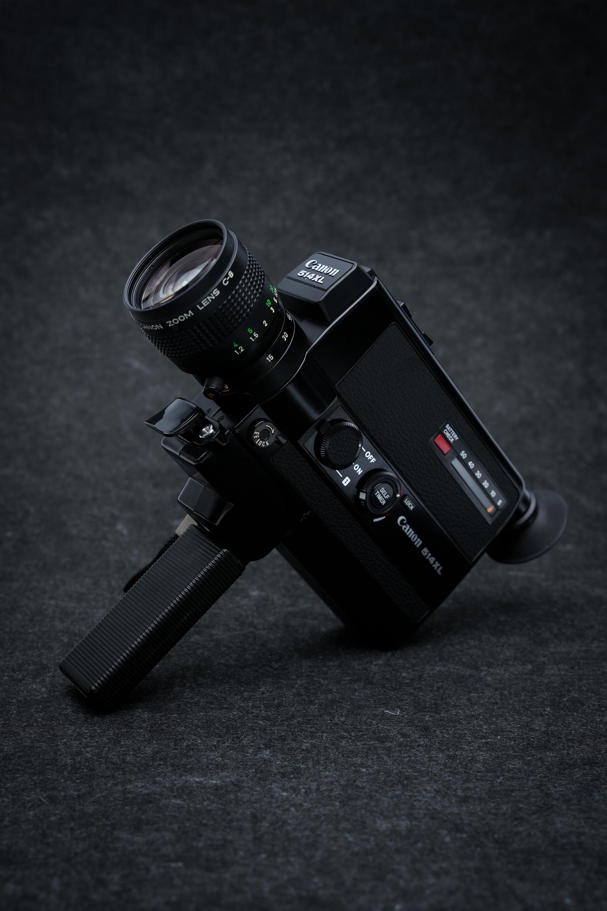 キヤノン 514XL スーパー8 ムービーカメラ 1976年製 – ブラック