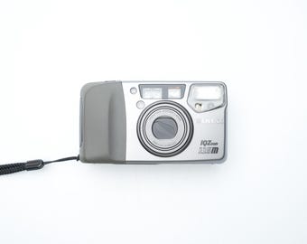 Pentax IQZoom 115M + gratis 35mm-film – Espio – analog 35mm-kamera – 38-115mm zoom – multi-AF