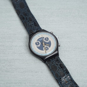 Swatch Chrono &quot;Silver Star&quot; SCN102 (1991) – Elegant and Functional Vintage Watch for Collectors