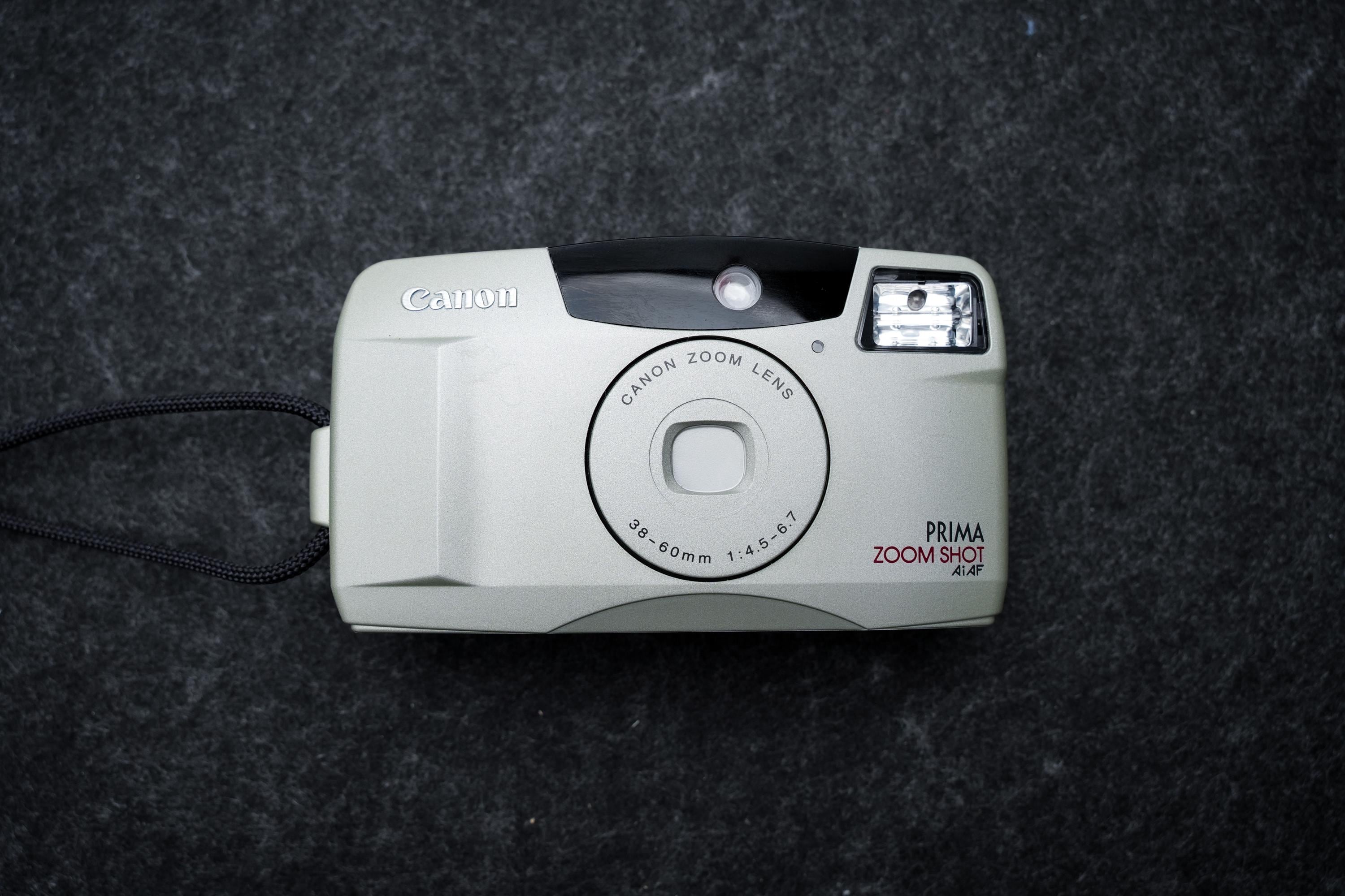 Canon Prima Zoom Shot 35mm Film Camera, 1995, 38–60mm Zoom, New in