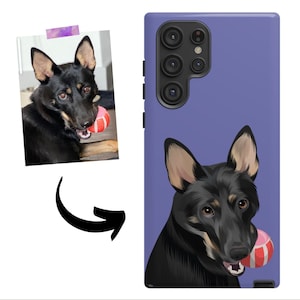 Custom Pet Phone Case For Android, Personalized Phone Case, Samsung Phone Case, Dog Phone Case Cat Phone Case, Christmas Gift For Pet Lovers