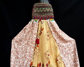 Genie Aladdin Yoga Harem Pants Vintage Sari Boho Hippie