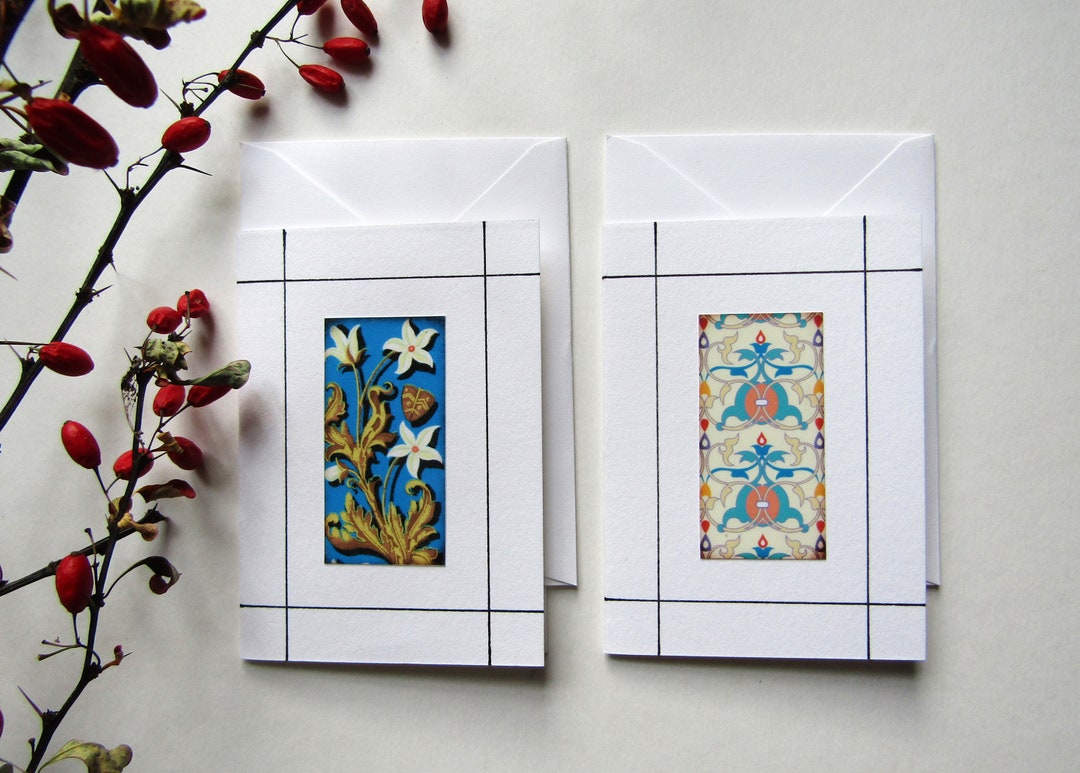 NEW 2 Small Gift Cards Small Handmade Cards Blank Cards Etsy