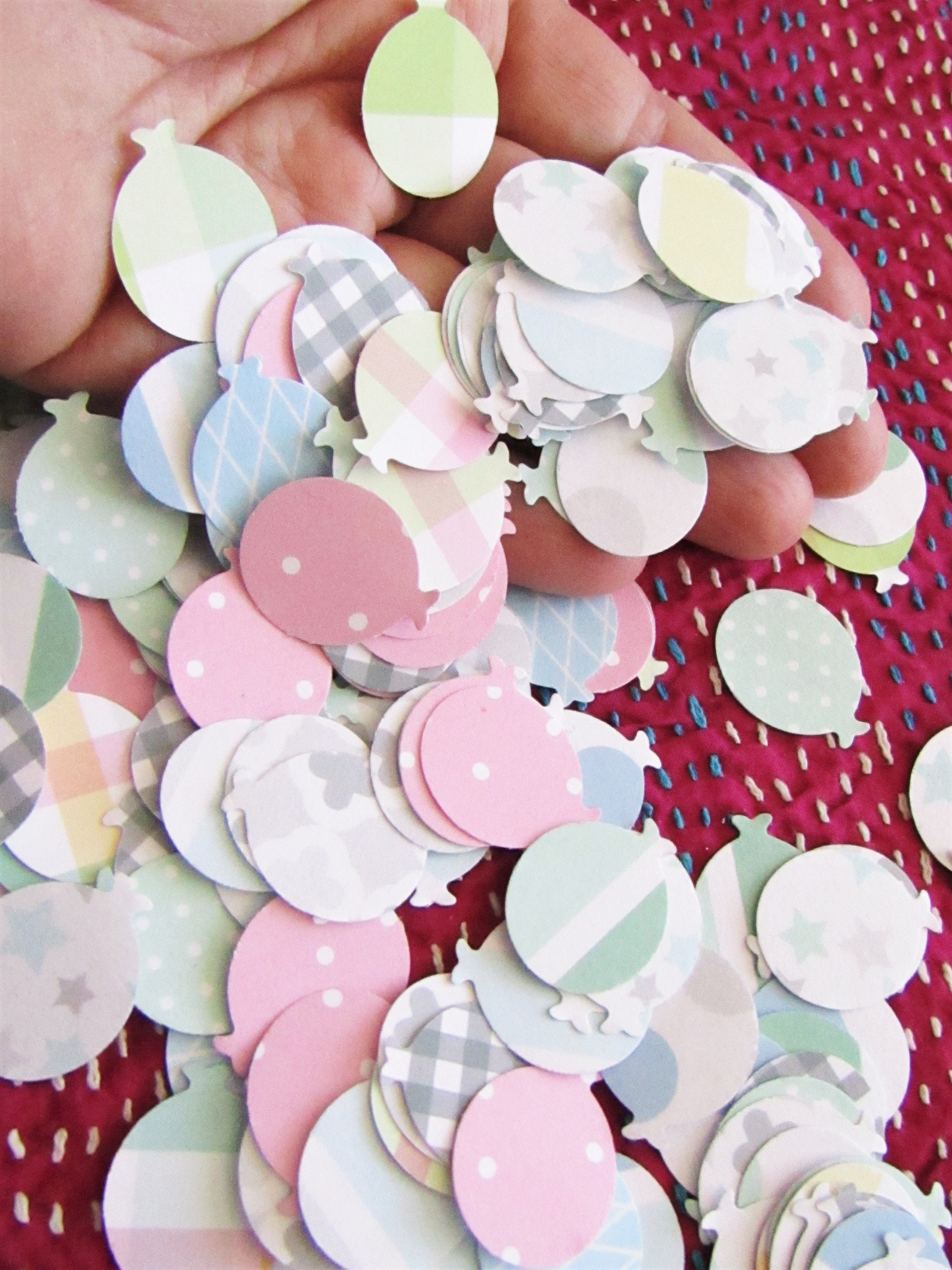 Confettis de table, Ballons, Multicolore, Décorations d'anniversaire, Articles de fête, Scrapbooking, Fabrication de cartes, Ballons pastel, 200 ballons
