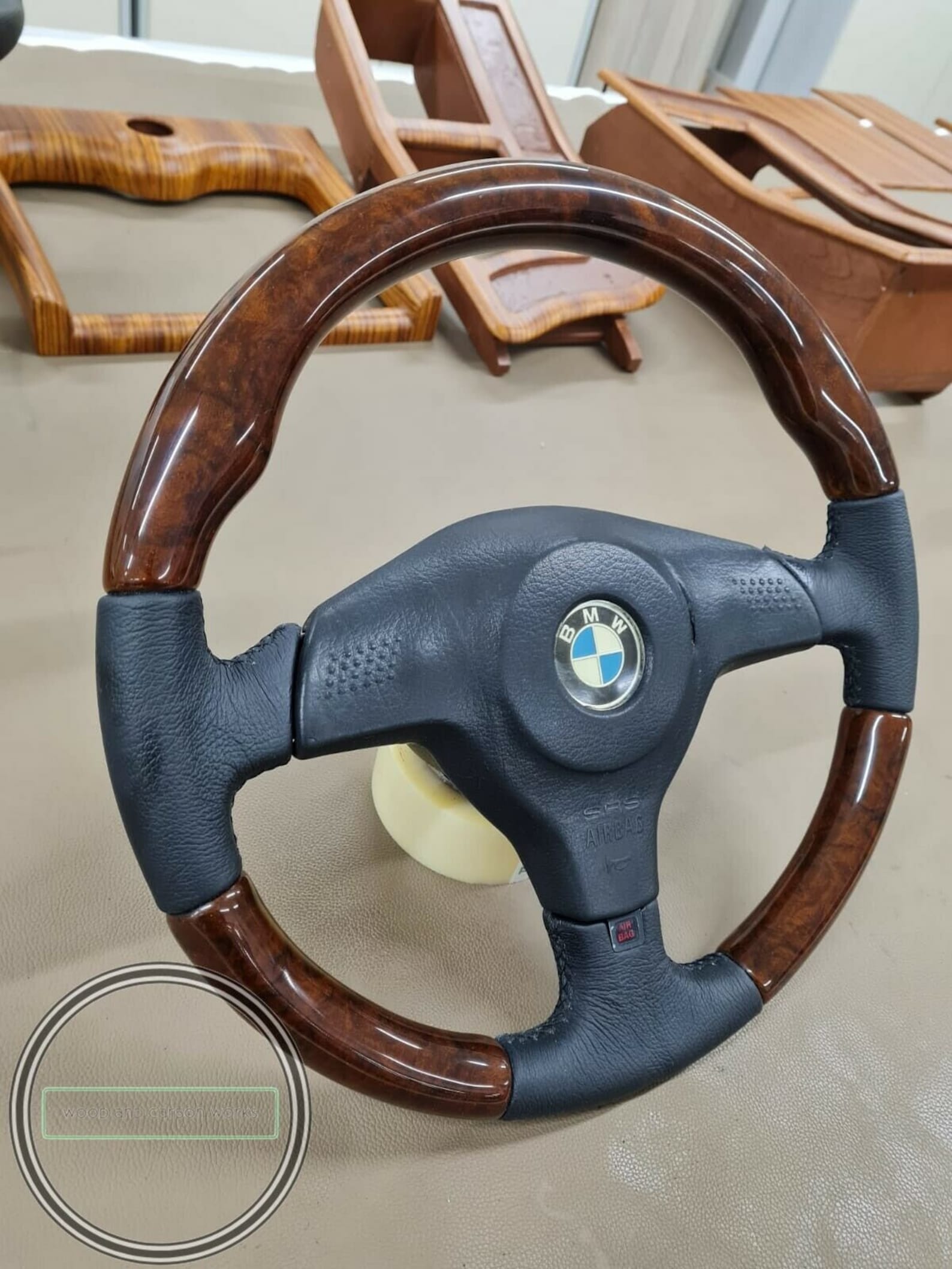 Bmw E36 M3 E34 Rare Wood Steering Wheel 3-spoke Euro Oem | Etsy