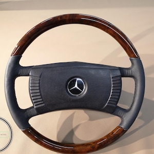 メルセデスベンツW123ウッドステアリング Mercedes Wood Steering Wheel Early R107 W123 W116 W115 W114 W108