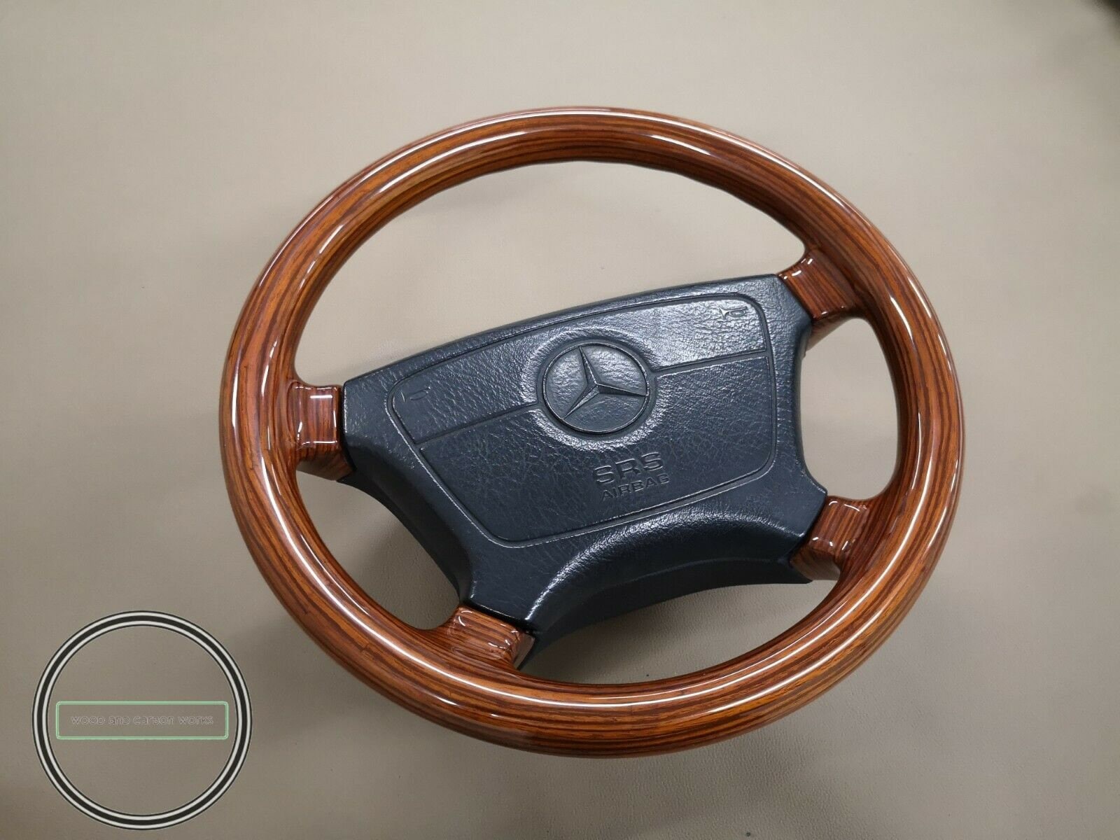 Mercedes Benz R129 W124 W140 W202 W208 W210 Wood Steering Wheel