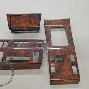 Mercedes w124 wood trim set burl wood burled walnut 500e 300ce 300td w124