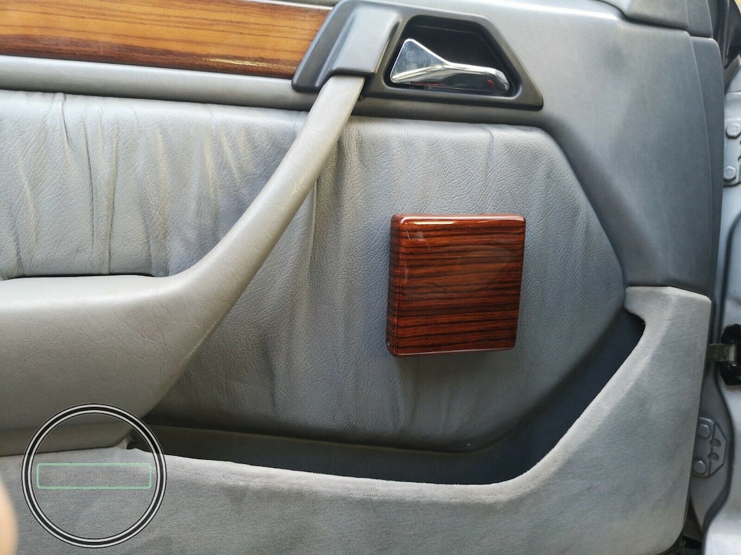 Mercedes Benz W123 W124 R107 W126 Wood Folding Drink Cupholder