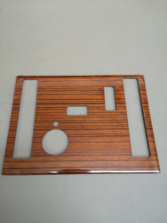 Armaturenbrett Chrom / Holzsatz Zebrano Holz / 2 Schalter Für