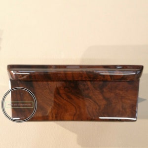 Cenicero de madera con moldura de nogal para Mercedes W123 240d, 280ce, 300d, 300cd y 300td.