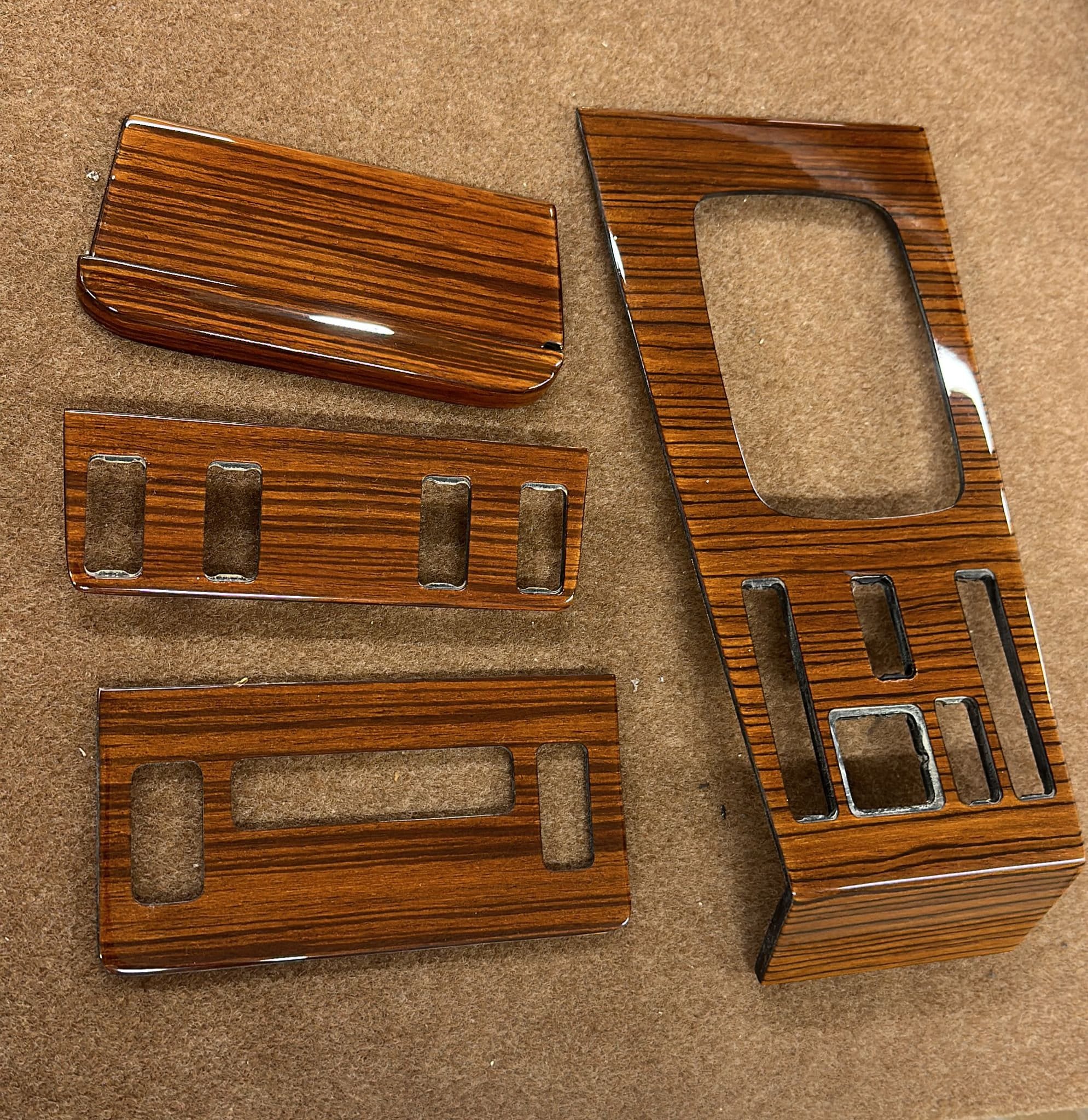 Mercedes Benz W123 Wood Trim Basic Set for W123 Zebrano - Etsy Canada