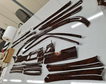 Mercedes w108 w109 dash interior 24 pieces dash wood set trim full set