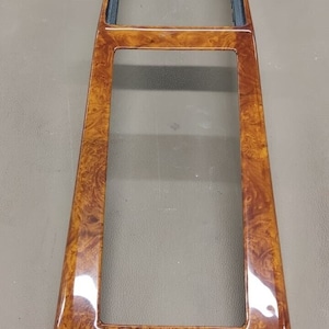 Mercedes r129 sl wood chestnut console frame cover lower console trim