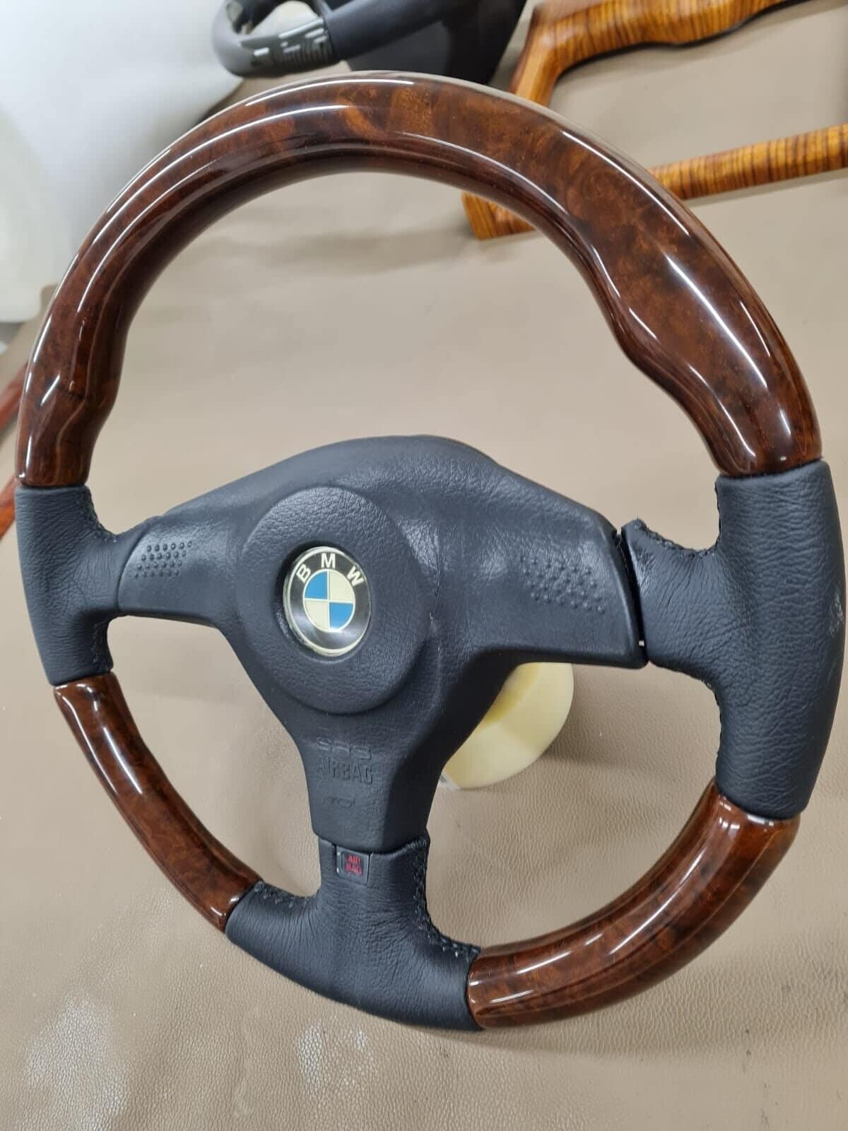 Bmw Wood Steering Wheel E31 E32 E34 E36 M3 Z3 E38 E39