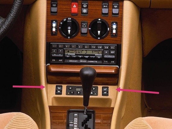 Mercedes W126 Münzfachabdeckung Holz 420sel 560sel 560sec Webasto 