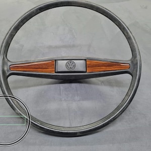 Vw t3 multivan caravelle transporter steering wheel wood cover zebrano