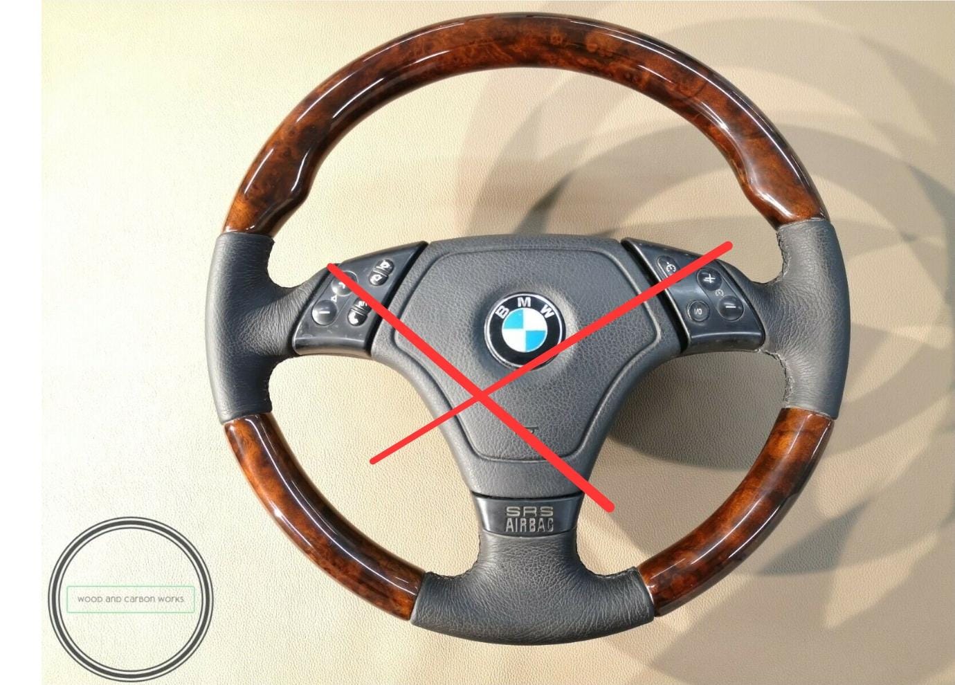 Bmw Wood Steering Wheel E31 E32 E34 E36 M3 Z3 E39 Burlwood - Etsy