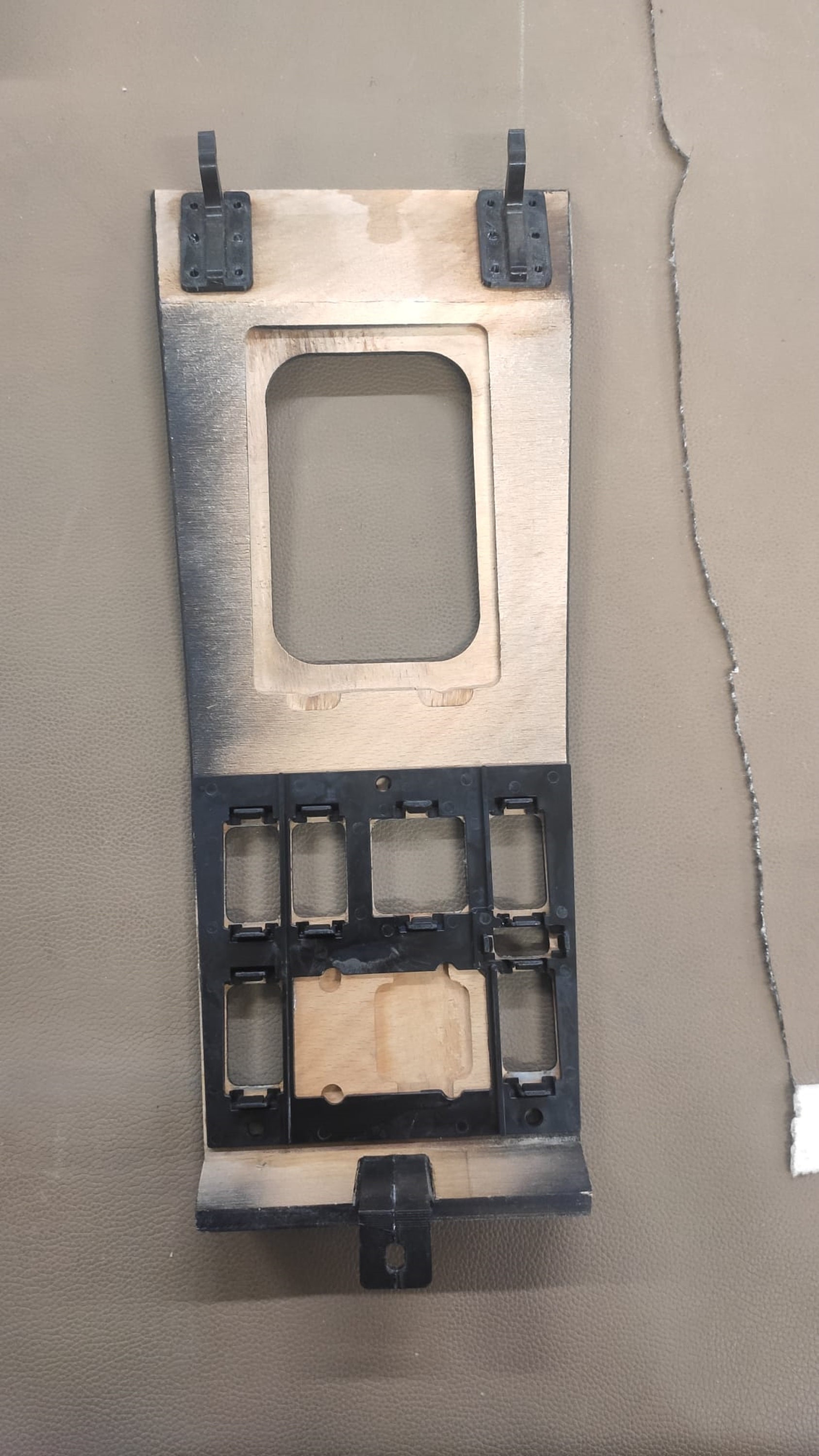 Shifter Frame Panel Console For Mercedes W124 Burl Wood Handmade
