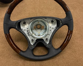 メルセデス R129 フェイスリフト SL ウッドステアリングホイール