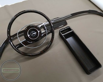 Juego de molduras de madera con volante para Mercedes Benz W113 280SL, 250SL y 230SL Pagoda