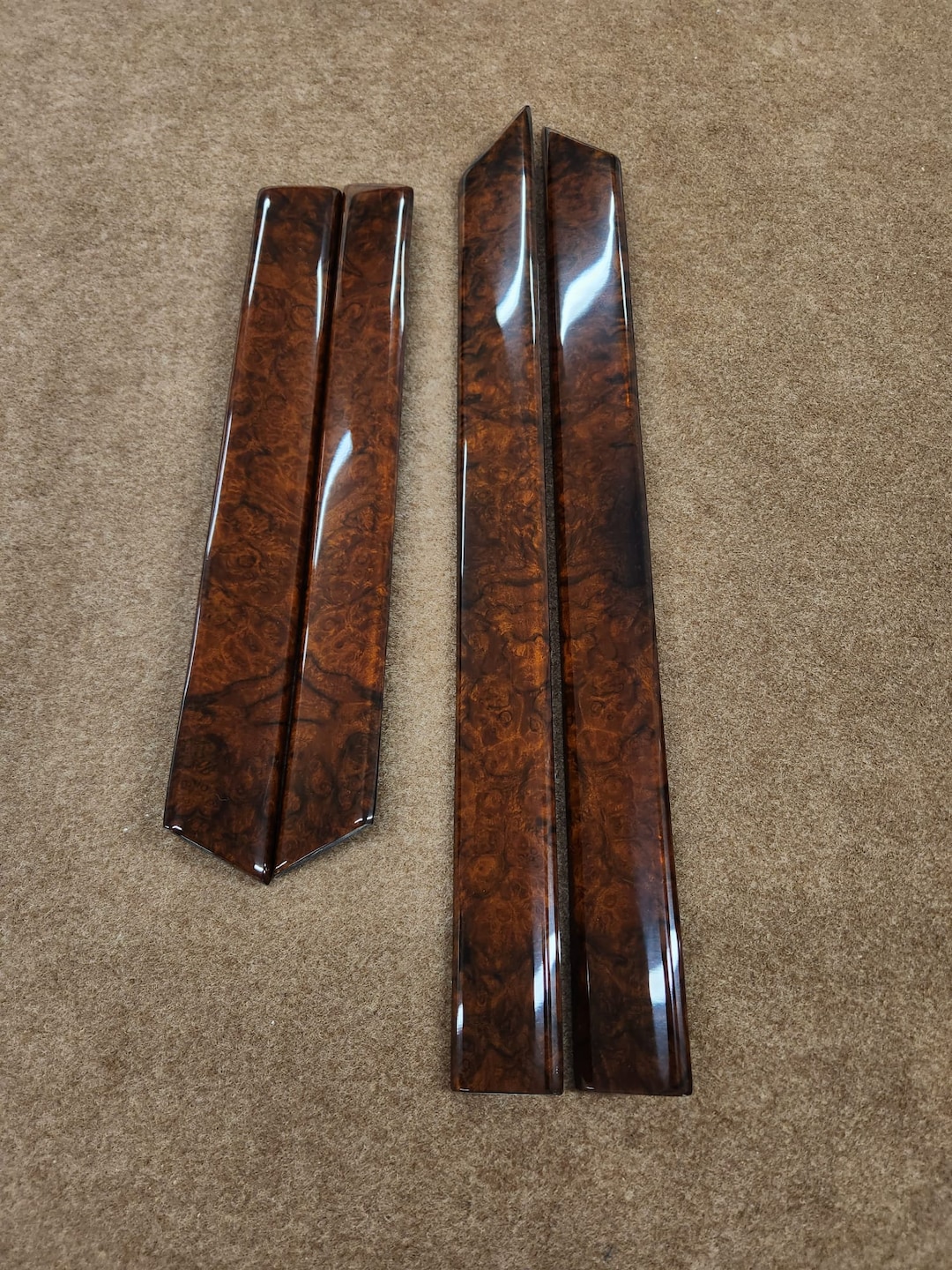 Mercedes Benz W124 Burlwood Wood Door Trim Set Etsy
