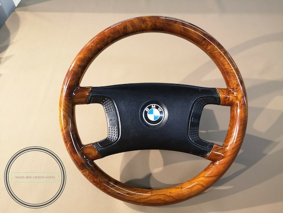 Volant Cuir/Alcantara Pour BMW Série 3 E36 - Neuf Recouvert, Référence Autofun-Extreme 10-588