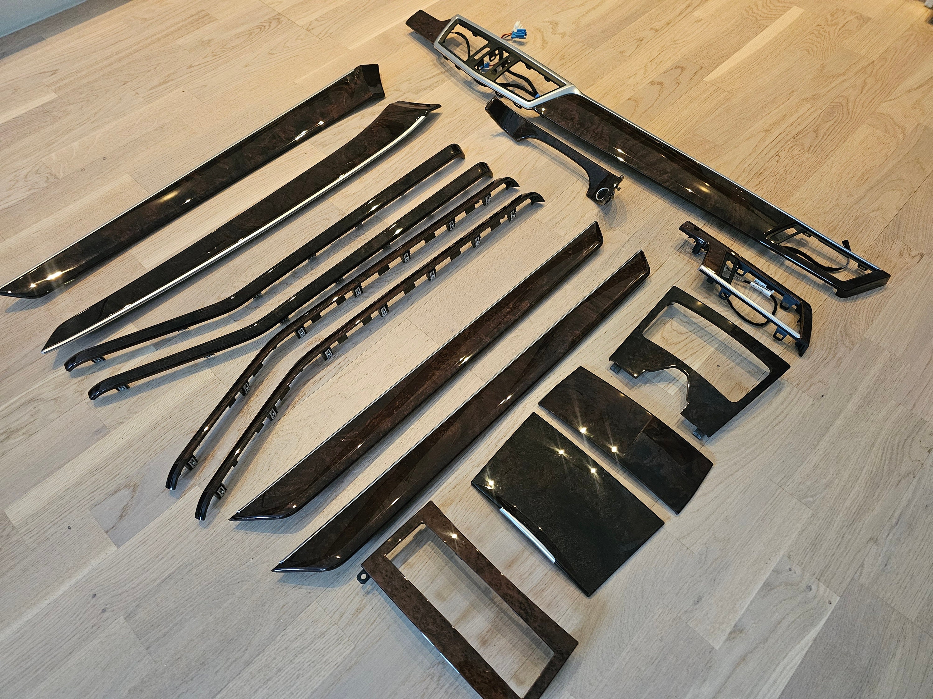 Mercedes W212 Wood Trim Set 2010-2013 Burled Walnut E350 Sedan