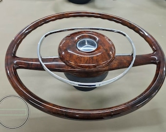 Mercedes wood steering wheel w113 w115 w111 walnut steering wheel w108 burlwood