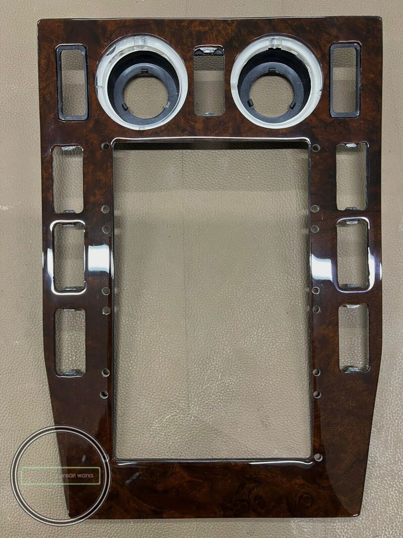 Mercedes W126 Clarion G80 Wood Trim for Manuel Climate Panel Etsy