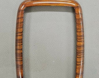 Consola De Cambios En Madera Zebrano Para Mercedes Clase SL R107 Y W107, Nuevo Y Artesanal