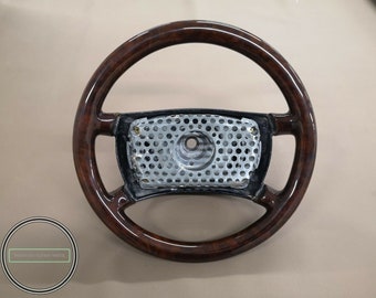 Mercedes steering wheel full wood burled walnut for r107 w201 w124 w126 W123