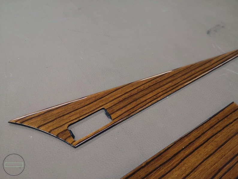 Garnitures En Bois Zebrano Pour Mercedes W109 SEL - Set 4 Pièces - Neuf