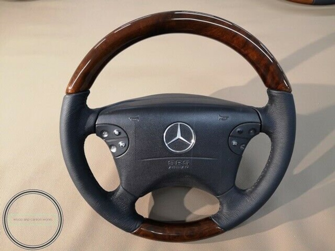 Mercedes Benz Wood W210 Facelift W208 Steering Wheel Burled Walnut