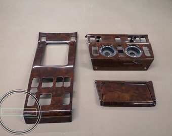 Mercedes w124 interior wood trim set burlwood for cabriolet