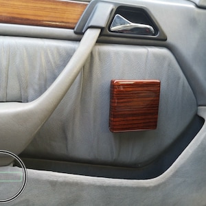 2 pieces mercedes benz w123 w124 r107 w126 wood folding drink cupholder zebrano