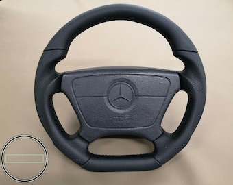 Mercedes-benz steering wheel amg look w140 w124 w210 w208 r129 e500 sl500