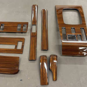 Mercedes w123 houten sierlijst dashboard c123 zebrano