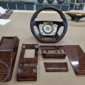 Mercedes w124 holzverkleidungssatz versão cupê 300ce 320ce