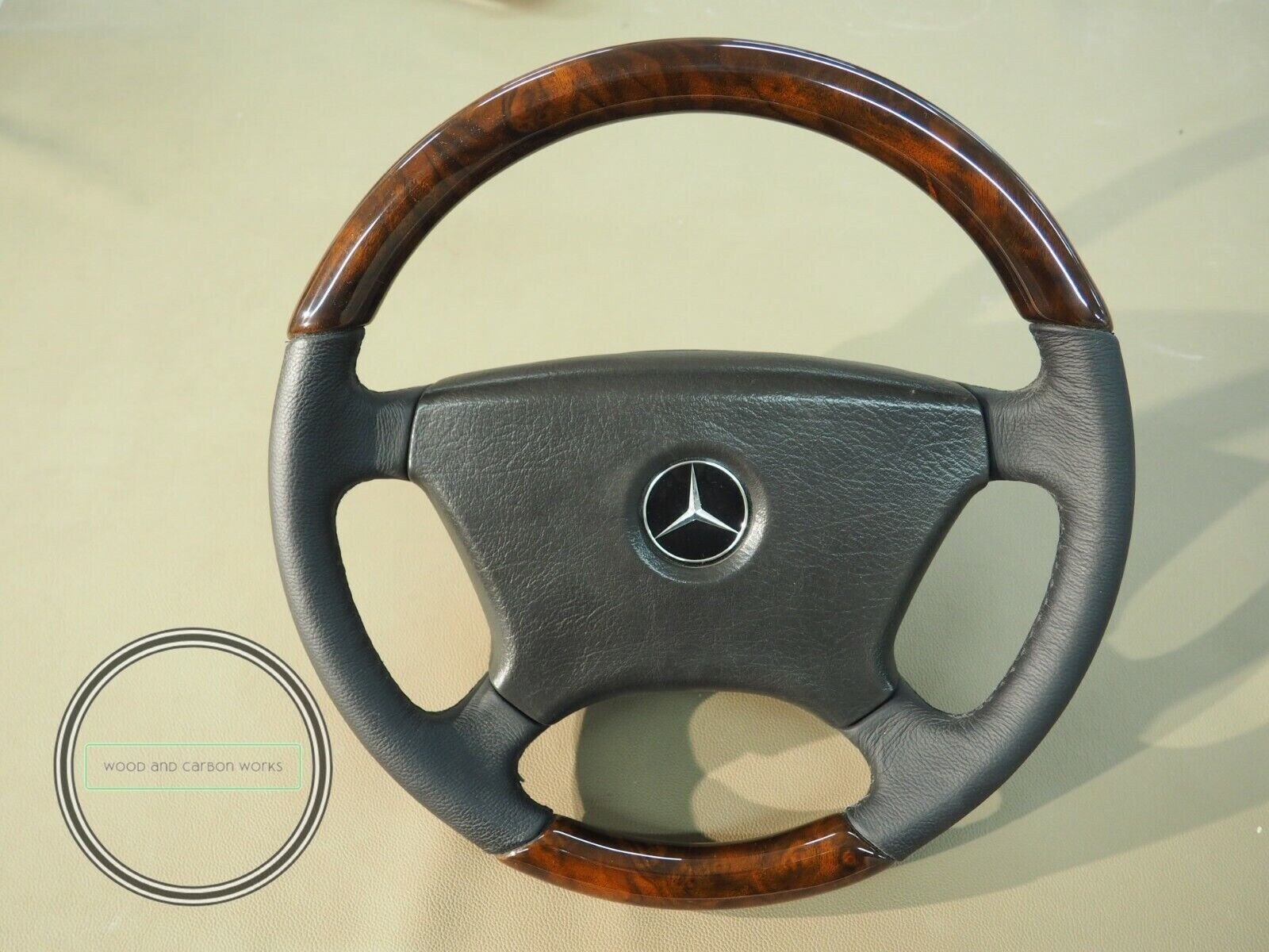 Mercedes Sportline R107 W201 W123 W124 W126 Wood Steering Burled