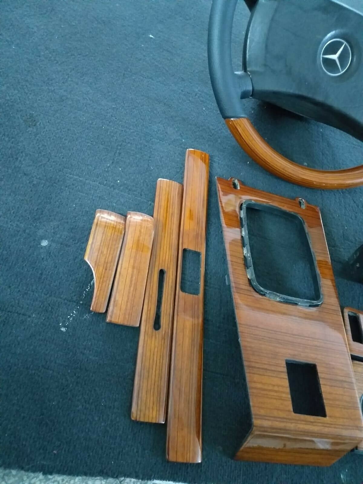 Mercedes W123 Wood Trim Set Dashboard Wood C123 Zebrano Panel Etsy