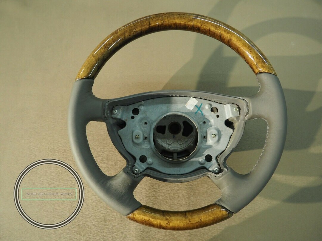 Buy Mercedes Wood Steering Wheel for W211 E Class E320 E500